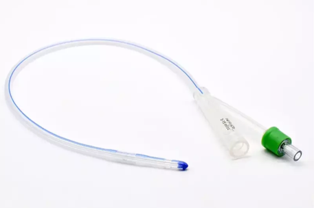 Silicone Foley Catheter 2 Way Standard - Plastic Valve