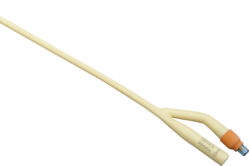 Latex Foley Catheter 2 Way Pediatric - Plastic Valve