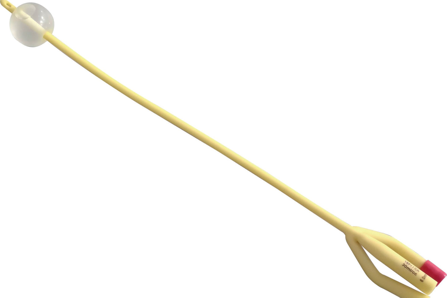 Latex Foley Catheter 3 Way Standard - Rubber Valve